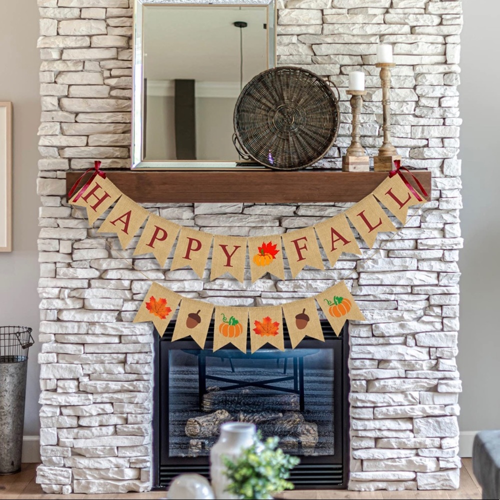 Pair of Autumn Banners